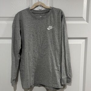 Nike Men's Gray Long Sleeve Shirt